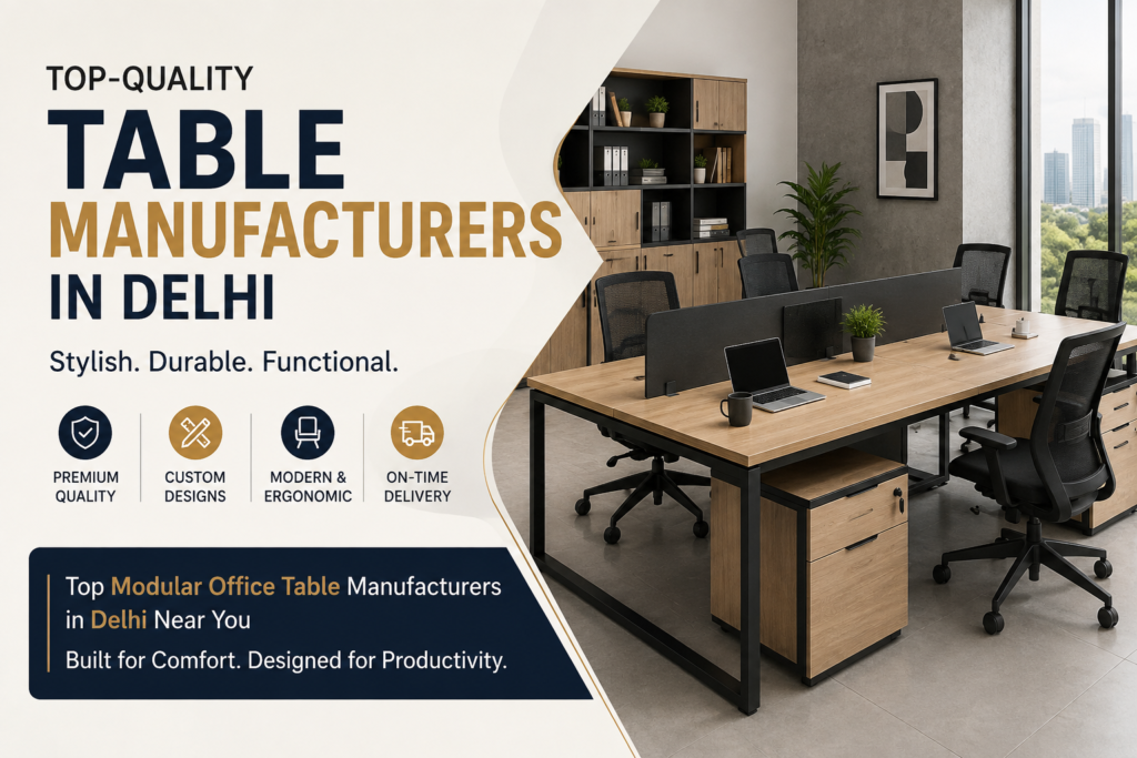 Modular Office Table Manufacturers in Delhi